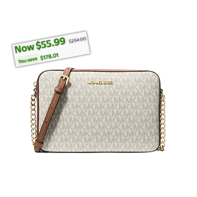 Michael Kors Women's Jet Set Large East West Crossbody Handbag 