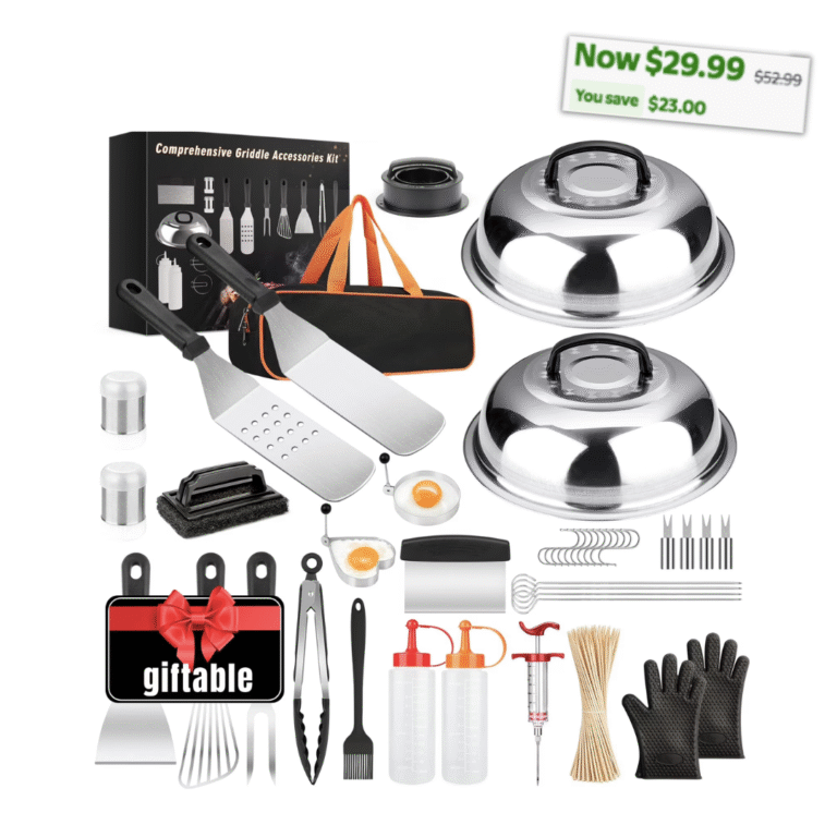 Griddle Accessories Kit 140 Pcs for Blackstone 