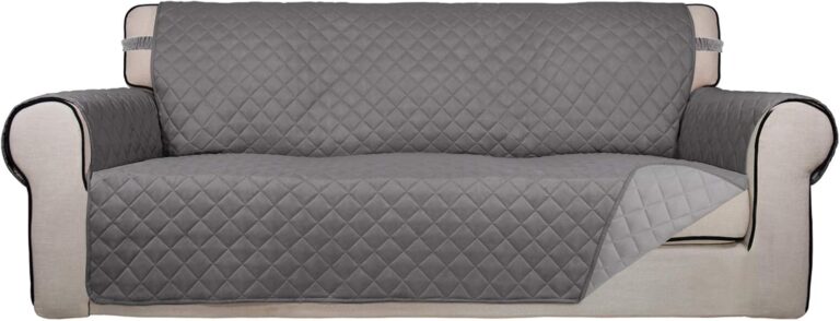 Reversible Quilted Sofa Cover
