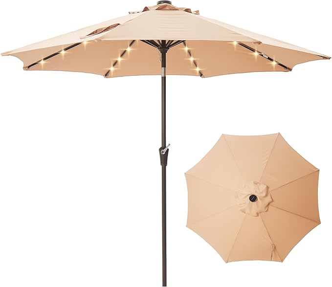 Solar Powered Patio Umbrella