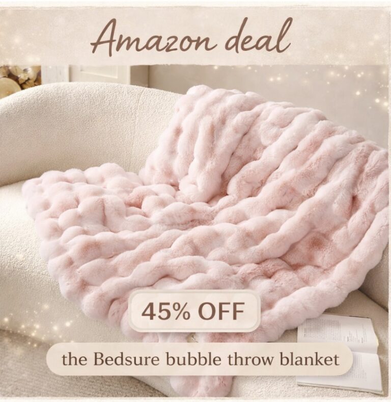 Bedsure Bubble Throw