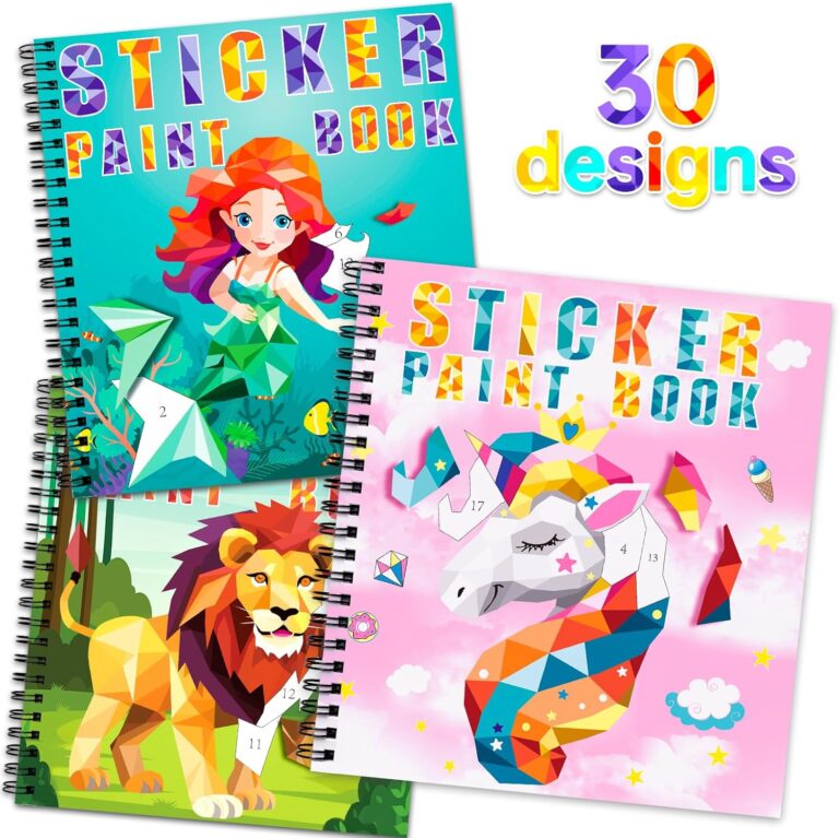 Sticker Paint Books Set