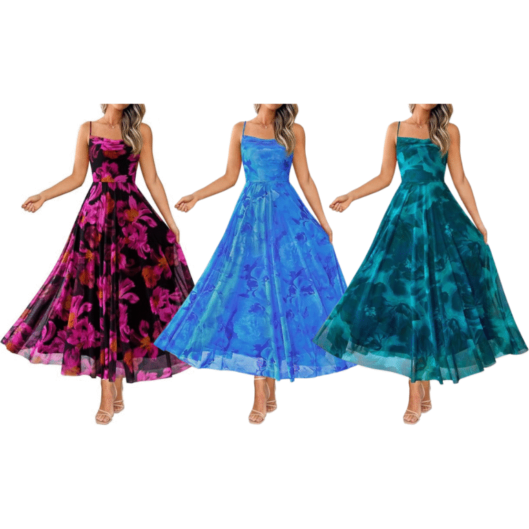 Women Summer Floral Maxi Dresses