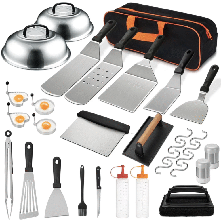 Stainless Steel Griddle Accessories Kit 