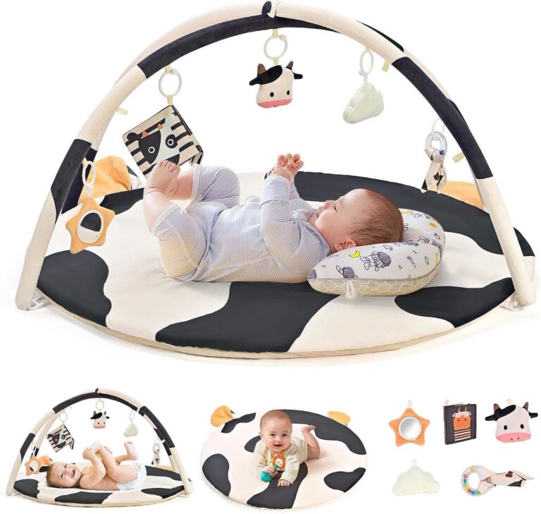 Cow Print Baby Play Mat
