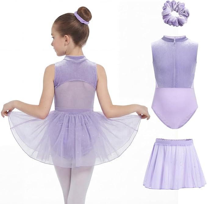 Velvet Ballet Leotard Set