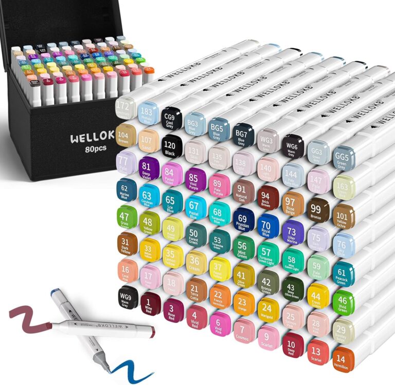 80-color Alcohol Marker Set