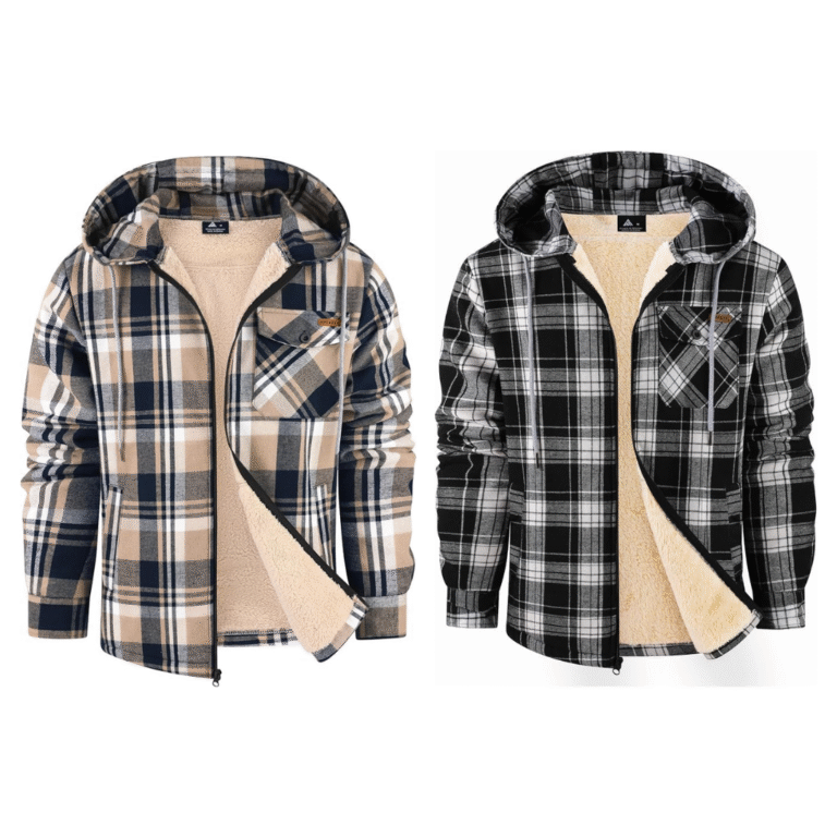 Men's Flannel Shirt Jacket