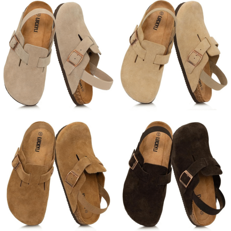 Kids Suede Clogs