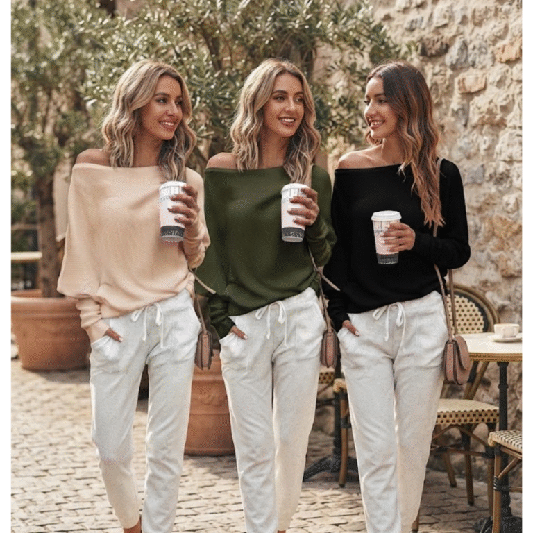 Off-the-shoulder Knit Sweaters